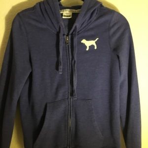 Purple PINK (Victoria Secret) Zip Up Hoodie
